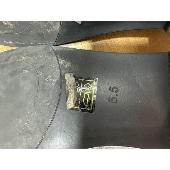 Jeffrey Campbell Leather Loafer Velviteen Matte Black TEXTBOOK Size 5.5 - Picture 7 of 7